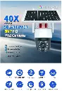 Caméra Surveillance WiFi Extérieure sans Fil Solaire, 4K 5MP, Suivi Intelligent, Détection Humaine, Vision Nocturne Couleur, Audio Bidirectionnel, Sirène